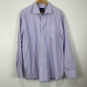 Tommy Bahama Dress Shirt Large Silk Blend Lilac Button Down